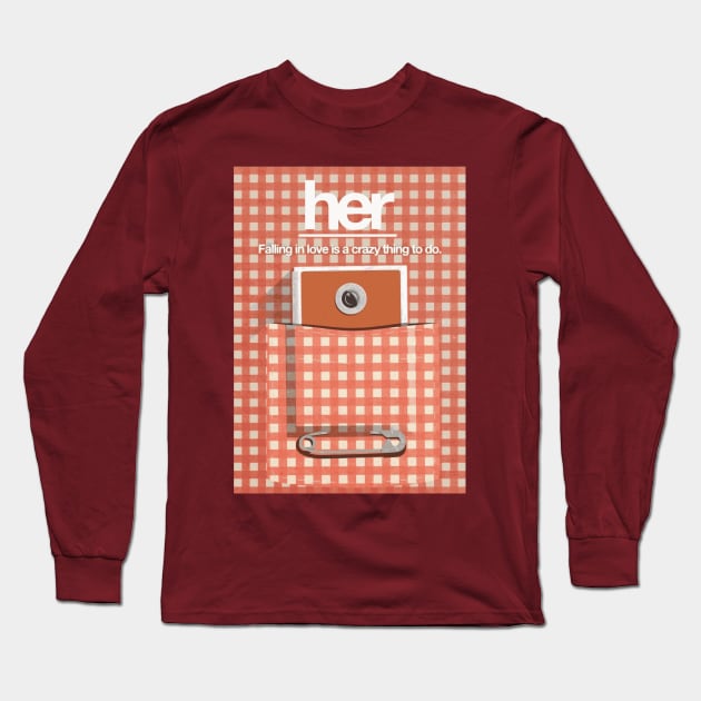 Her, a Spike Jonze movie Long Sleeve T-Shirt by jbrulmans